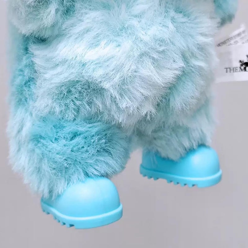 sunla Store Doll Shoes for 17cm Doll, Cute Mini Shoes Accessories for 17cm Dolls Sitting Standing Series, Silicone Doll Rain Shoes Boots(1 Pair Blue) - Image 2